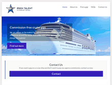 Tablet Screenshot of irwintalent.com